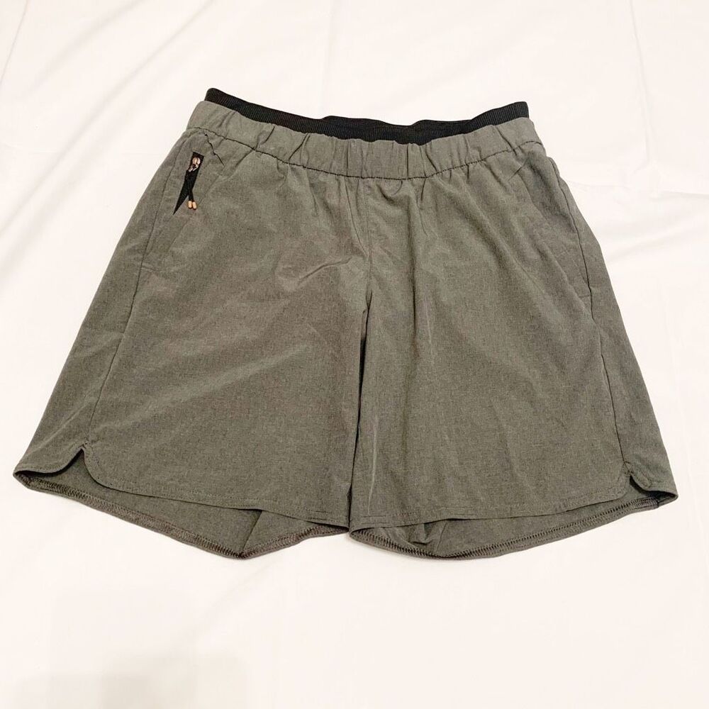 REI running athletic shorts with brief liner zip pockets elastic waist Wmn Sz S